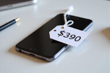 Electronics deal on a smartphone