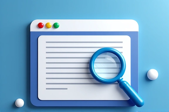 Magnifying glass over terms and conditions